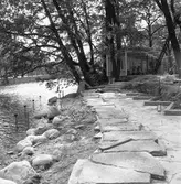 Frimurarlogens uteservering.
Juni 1956.