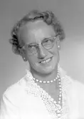 Porträtt av Eva Larsson, Bergsgatan 82