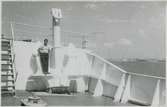 Besätningsmannen Björn Edholm ombord på Salén-tankern SEVEN SKIES (ursprungligen MALMOIL), som 6 oktober 1969 exploderade och sjönk väster om Indonesien.