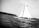 Segelbåt.