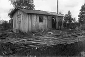 Sågverksarbetarbarack.