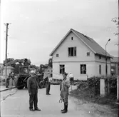 Arbrå,
Flyttning av Knut Arvidssons hus,
Oktober 1968