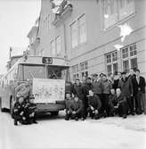 Vasaloppet -66,
Bollnäsbor avreser,
5 Mars 1966