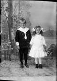 Gunnar och Greta (Margareta) Jansson från Färgärde, Börstils socken, Uppland 1919