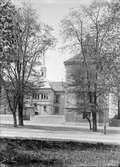 Vy mot Linköpings slott år 1900.