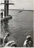 Dykning vid Saltö hopptorn.