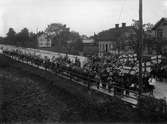 Linnéfesten i Vetlanda. Troligtvis år 1907, när 200-årsjubileet av Carl von Linnés födelse firades runt om i Sverige.