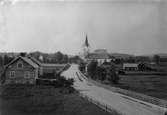 Vy av Vetlanda söder om kyrkan.