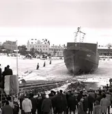 Sjösättning av fartyget Argos.