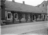 Utetagning vy 1920. CO borgs söner fabriker garn och vävnadshandel. Algatan vid nuvarande systembolaget.