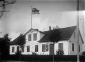 Utetagning 1917-1918. Hus med affärlokal Joh. Nohlander lager av viner.