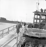 Den 21 april 1961. Gävle Varv. Regalskeppet 