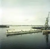 Den 21 april 1961. Gävle Varv. Regalskeppet 