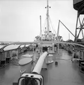 Den 27 november 1959. Gävle Varv. Båt från Ryssland.




