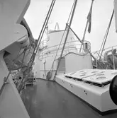 Den 27 november 1959. Gävle Varv. Båt från Ryssland.



