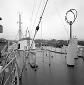 Den 27 november 1959. Gävle Varv. Båt från Ryssland. Radar.





