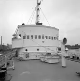 Den 27 november 1959. Gävle Varv. Båt från Ryssland.


