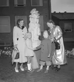 Skolstart i Tanneforsskolan 1950.