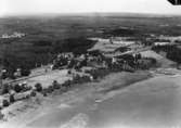 Flygfoto över Åminne bruk i Värnamo kommun. Nr. D. 1840.