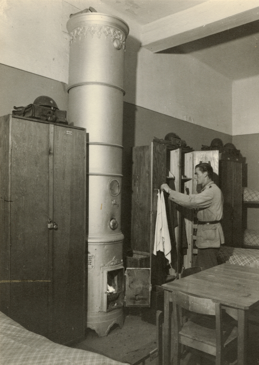 Lennart af Petersens, Logement, Svea artillery regiment A 1, spring 1947.