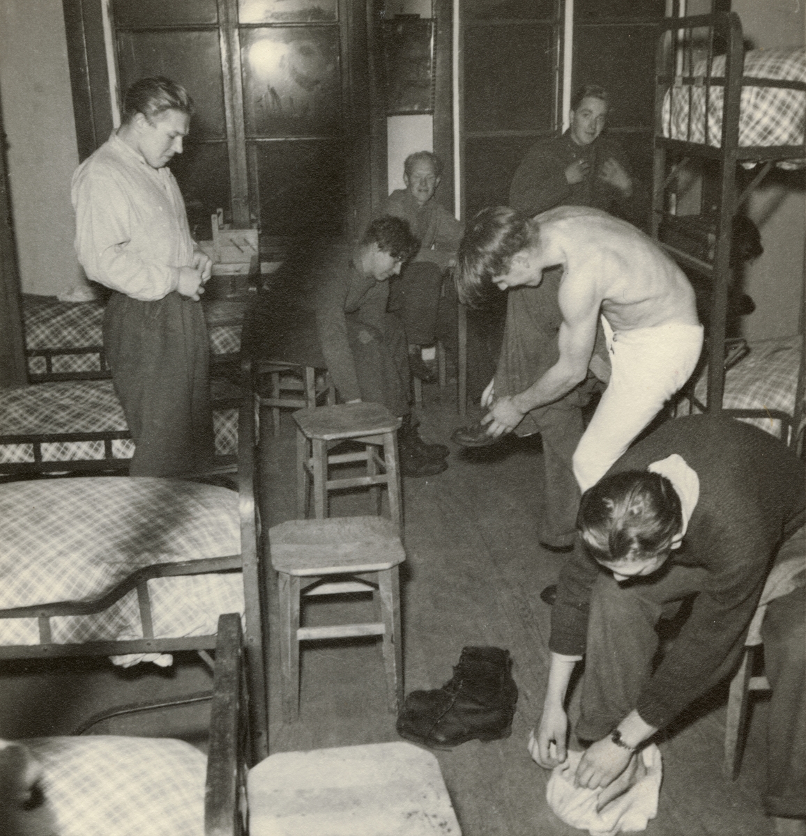 Lennart af Petersens, Logement, Svea artillery regiment A 1, spring 1947.