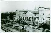 Herrljunga station på 1890- talet före ombyggnaden