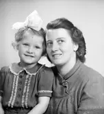 Mattsson, norsk flicka. Foto i mars 1946.
