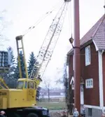 Alborga skola får ny skorsten, Valbo