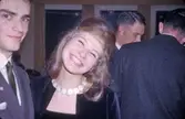 Personalfest 16 februari 1963 på Fars hatt i samband med flytt.
Festdeltagare Ingela Schultz.