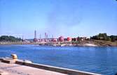 Essos anläggning från Vattenfalls oljehamn.