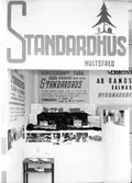 Hantverksutställningen 1947 i Kalmar. Paviljongen för Standardhus, Hultsfred.