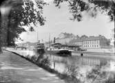 Uppsala hamn med ångfartygen Upsala och Nya Upsala, Uppsala före 1914