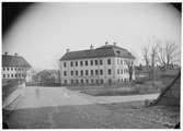 Oxenstiernska huset vid Riddartorget, kvarteret S:t Erik, Uppsala före 1917