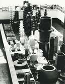 Interiörbild, utställning av keramiska produkter från Gustavsbergs Fabriker på Liljevalchs konsthall 1966 i Stockholm.