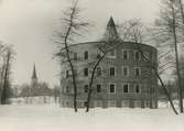 Exteriörbild. Runda Huset i Gustavsberg, 1956.