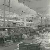 Interiör. Lastutrymme för lagring och packning av gods tillhörande Hushållsporslinsfabriken.