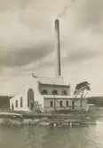 Exteriör. Ångkraftstationen på Kattholmen.