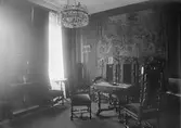 Professor Ragnar Fribergs hem, rum i renässansstil, Östra Ågatan 27, Uppsala, sannolikt 1919