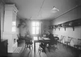 Läsrum i jästfabriken, Upsala Ångqvarns AB, Uppsala 1913