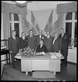 Byråchef Tage Berger avtackas.