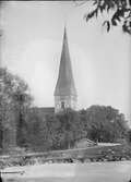 Vaksala kyrka från nordväst, Uppsala 1889