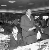 M/S Trelleborg, invigningsturen.
Direktör Svedberg, Direktör Edström (stående).