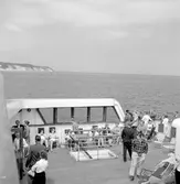 M/S Trelleborg, resande på soldäck