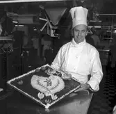 M/S Trelleborg. Köksavdelning, grill och kallskänk