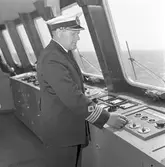 Kommandobryggan på M/S Trelleborg