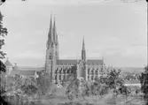 Uppsala domkyrka från söder, Uppsala 1893
