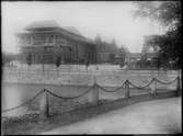 Stationshuset vid Malmö centralstation under ombyggnad, 1922.