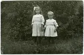 Porträtt, två barn