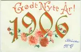 Nyårshälsning 1906 