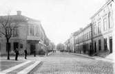 Korsningen Västra Storgatan - Kyrkogatan i Jönköping.